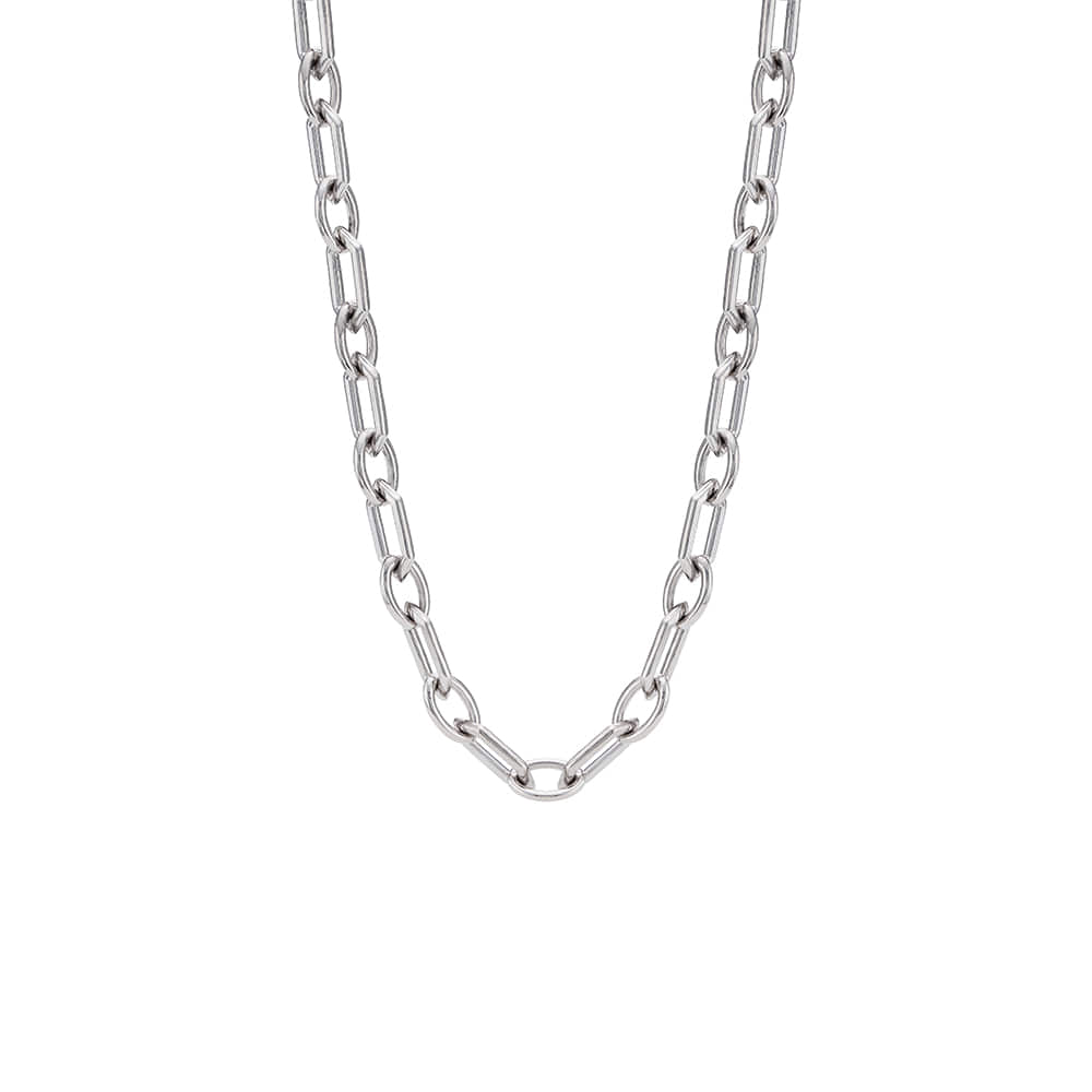 CVN00220 : VERUTUM V link chain long necklace