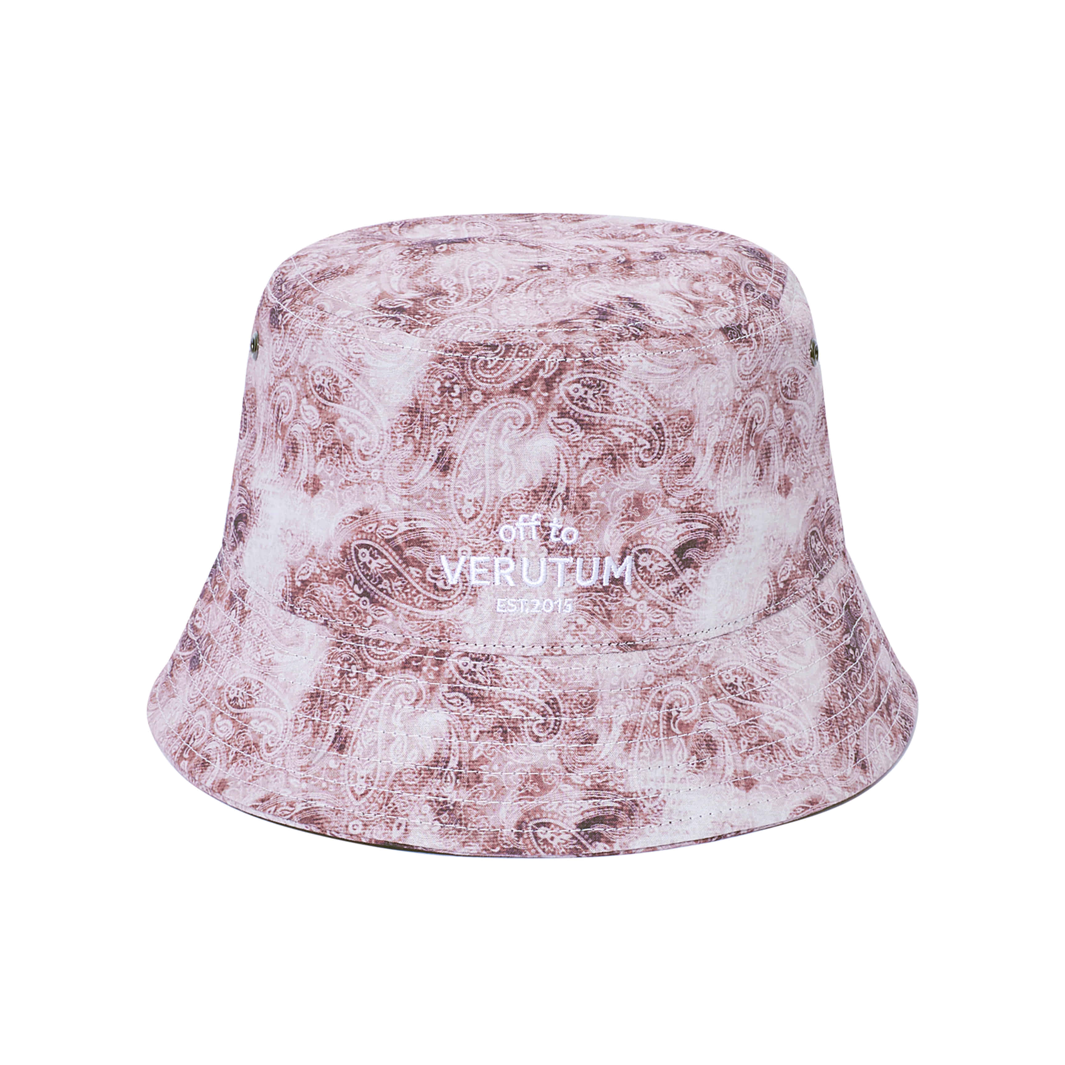 HW-BH088 : Washed Paisley BucketㅣRed